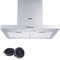COMFEE' Cappa Aspirante 60 TSHM17SS-60 Acciaio Inossidabile Cappa Cucina Con LED, Sistema Di Ricircolo E Canalizzazione E Filtri A Carbone