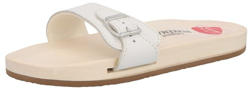 Berkemann Unisex Original Sandale Holzschuh, Creme, 38 2/3 EU
