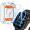 LK 3 Pack for Apple Watch Ultra 2 Screen Protector 49mm [Zero-Fault] HD Top 9H Tempered Glass Apple Watch Ultra Screen Protector 49mm with Auto-alignment Installation Frame, Anti-Scratch