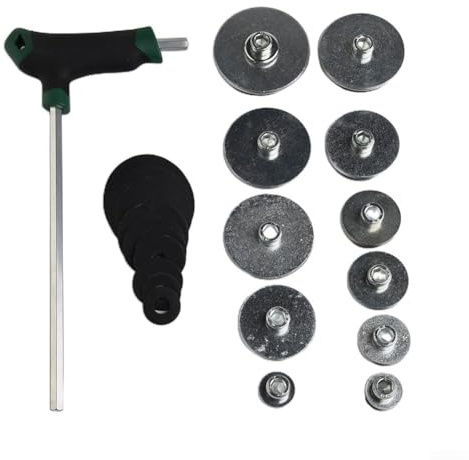 Kit completo di riparazione per fori sonori per sassofono con teste di rettifica e piastre guida per modelli tenore, alto e soprano