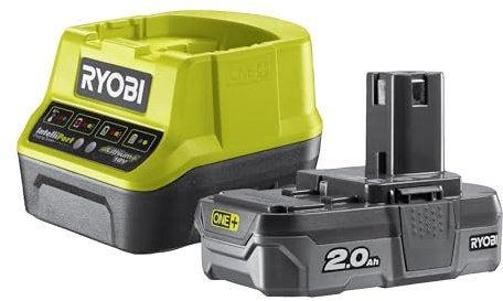 Ryobi Akku 18V 2,0Ah + Schnellladegerät