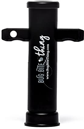 Bug Bite Thing® | L’original Guérisseur de Piqûres Anti Moustique despuis 1983 | Sans produits chimiques interieur agit contre les morsures | Pack de 1 | Noir