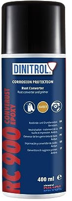 WOL Dinitrol 1100801 RC 900 Converust Epoxy Rust Convertor Primer 400ML Aerosol Corrosion Protection