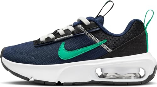 Nike Low Top Schuhe Air Max Intrlk Lite (Gs), Midnight Navy/Stadium Green-Black, DH9393-402, 38.5 EU (6Y US)