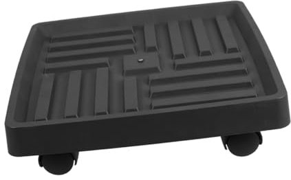 Happyyami Vassoio per Fioriera con Ruote Base per Piante Mobile Supporto per Vasi con Caster Vassoio per Piante da Design Elegante e Pratico per Casa e Giardino