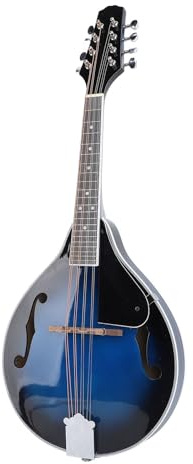 8-strängat Akustiskt Mandolininstrument med Stämmare, en Stilmandolin, Mandolinmusikinstrument i Rosewood för Proffs, Nybörjare, Vuxna, Tonåringar, Ungdomar, Barn, Bandframträdande