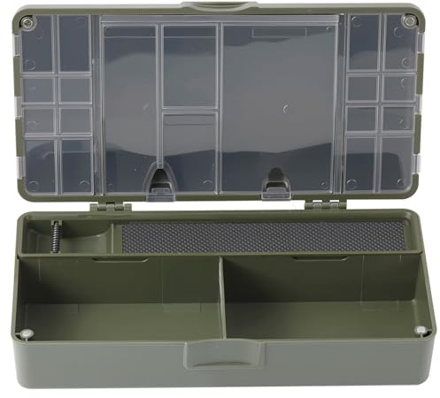 Sougayilang Carp Fishing Rigs Box,Fishing Tackle Storage Boxs Feeder Organiser Perfect for Carp, Neatly Organises Hooks and Accessories-3