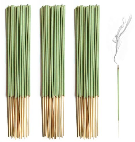 Gekamoyue Bâtonnets d'encens, 150pcs Sauge Blanche Encens Naturel sans, 25 Pcs x 6 Pack,150 Pcs Total
