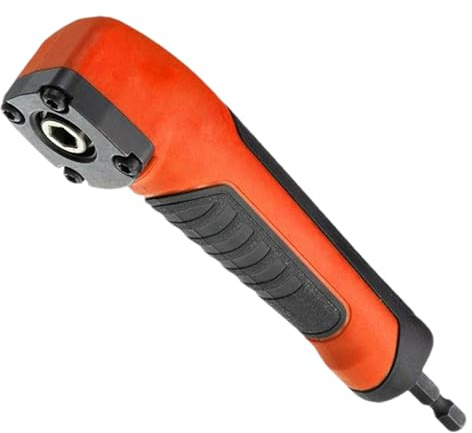 Drill ad angolo retto - per trapani elettrici, adattatore in metallo compatto | Trapano da corsa a 90 gradi per lavorazione del legno, attacco per trapano a mano, perforazione di sterline