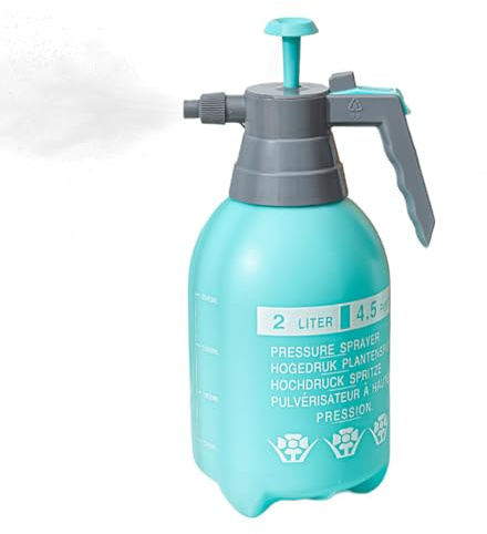 Spruzzatore Manuale 2 L – Spruzzatore A Pompa | Spruzzatore Portatile per, Pulizia Della Casa, Giardino E Fioriere, Irrigazione Facile, Spruzzatore Manuale Versatile per Utili