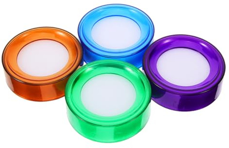 UKCOCO 4 Pièces Lot de Éponges Doigts Humidificateur de Bureau pour Comptage Accessoires Pratiques et Compacts pour Professionnels Finance