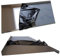 Edelstahl Abdeckplatte Arbeitsplatte k240 geschliffen Edelstahltisch Gastrotisch 0,8mm Abdeckung für 55 cm Küchenarbeitsplatte 4 cm stark 120 cm (1200mm) lang
