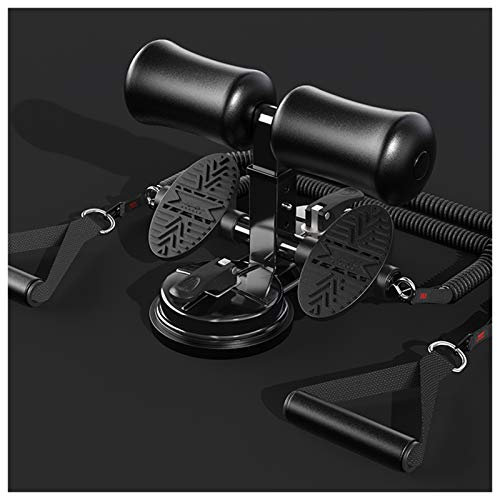 NENGGE Tragbare Sit-Up-Bar Multifunktionale Verstellbare Sit-Up-Stange Sit Up Assistent Gerät Sit-Up Hilfen Haushalts-Fitnessgeräte mit 2 Selbstsaug-Cups, für Männer & Frauen,Schwarz