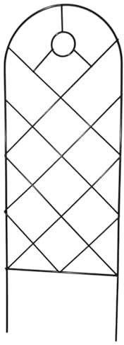 Rankgitter für den Garten, Pflanzenstützregal, Klettergerüst aus Eisen, dekorativer Zaun, Pflanzenstützrahmen, Klettergitterständer für Weinreben, Gurken und Gemüse