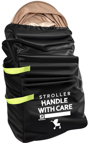 Guiseapue Stroller Bag for Airplane: Large Capacity Pram Travel Bag, Durable Pushchair and Pram Transport Bag, Buggy Accessories for Uppababy, Bugaboo, Cybex, Joie, Baby Travel Essentials Gifts