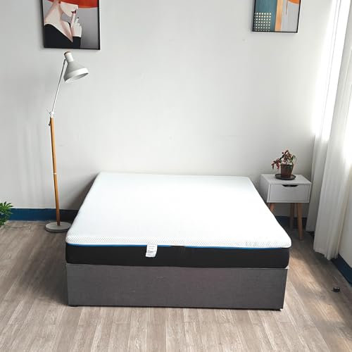 Panana Grey Linen Fabric Divan Base Only with/without Drawers and No Headboard - Available in 4FT, 4FT6, 5FT, 6FT (No Drawer, 4FT6 Double)