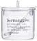 Villa d'Este Home Tivoli Victionary Käsegläser, 400 ml, mit Glasdeckel und Löffel, transparent