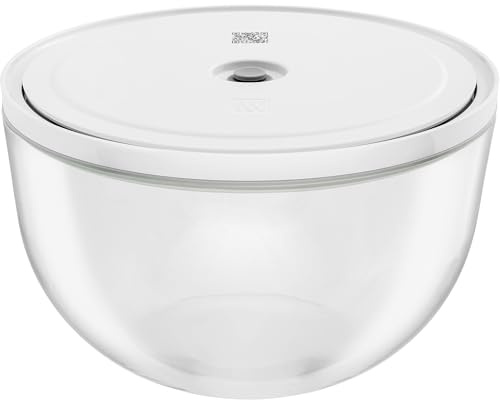 ZWILLING Fresh & Save BOWLS - Ciotola in vetro sottovuoto, grande, ermetica, per la preparazione dei pasti, avanzi e miscelazione, senza BPA, lavabile in lavastoviglie