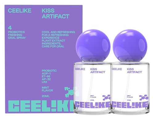 CEELIKE Oral Spray – Fresh Breath, Dual Cooling Experience & Convenient On-the-Go Design – Perfect for Freshening Breath Anywhere, Anytime (2 count)