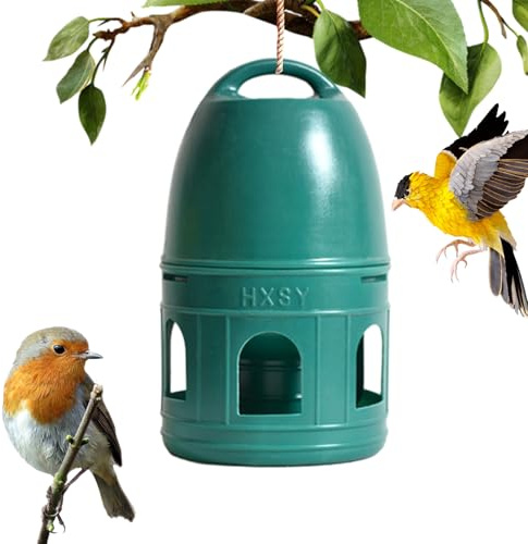 Bird Drinker Waterer Large Capacity, Wide Opening, Top Handle, Pet Supplies | Pigeon Waterer for Chicken Parakeet Pigeon Quail
