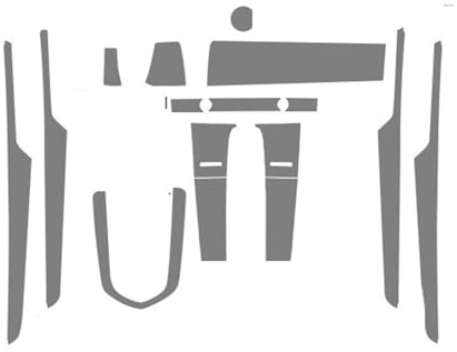 para Macan 2022 2023 Kit Completo de láminas para la Consola Central la Palanca de Cambios el salpicadero el Panel(para vehículos con Volante a la Derecha o a la Izquierda).