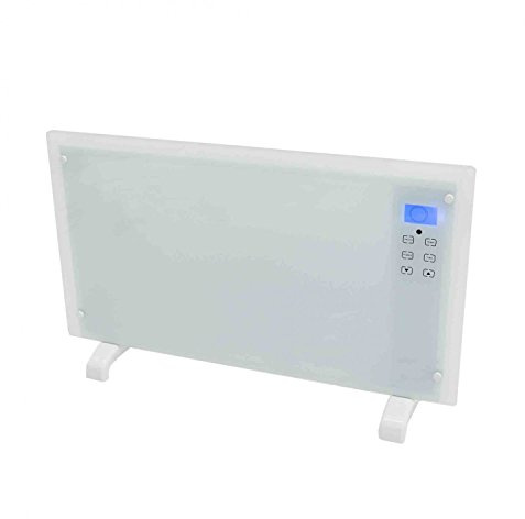 Oypla 2000W White Glass Free Standing/Wall Mounted Electric Panel Convector Heater