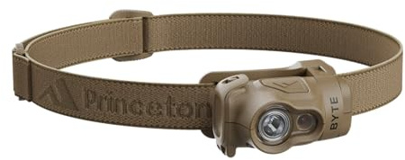 Princeton Tec Byte Multi-Mode 200 Lumen LED Tactical Headlamp, Tan