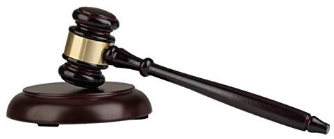 Sourcemall Richterhammer und Resonanzblock aus Holz, für Anwalt, Richter, Auktion