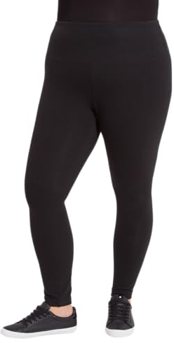 Lyssé Women's Flattering Cotton Legging, Black, S