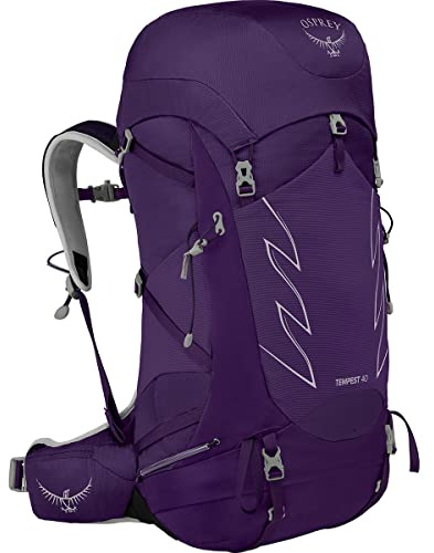 Osprey Tempest 40L Women's Hiking Backpack with Hipbelt, Violac Purple, WM/L