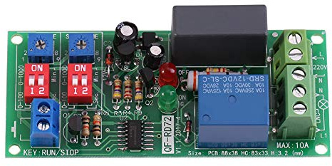 schaltmodul,Zeitrelais 230V,Zeitrelais Ac100V-250V,Einschaltverzögerung 230V,P3 + Programmierbar + Zyklisch + Timer 220 V Endloszyklus-Relais Mit Ein/Aus-Sekunden-Schaltermodul 1 Stück Ac100 V-250 V E
