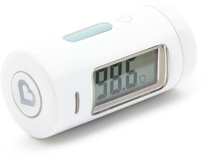 Munchkin Forehead Baby Thermometer for Newborns, Kids and Adults, No Touch, Infrared, Fast 1 Second Digital Reading, Travel Case, White