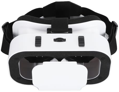 VR 3D-Headset, 3D-Panorama-Genuss VR 3D-Brille Ergonomisch, für 4,7-6,53 Zoll für OSX für Android-Handy, Pupillenabstand Einstellbar