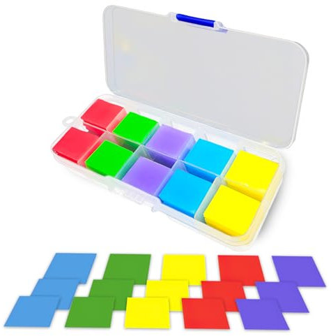 CHDZSW 100 Stück Diamond Painting Wachs, Diamond Painting Zubehör, Diamond Painting Aufbewahrungsbox Schiffchen mit Deckel, Für DIY, Basteln,Maniküre,Diamond Art Painting,Stickerei