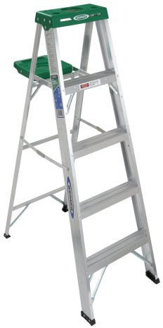 Werner 355 225-Pound Duty Rating Aluminum Stepladder, 5-Foot