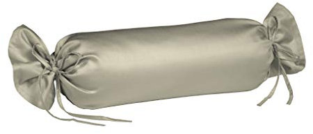 fleuresse 9200 Colours Interlock Jersey Kissenbezug für Nackenrolle aus 100% Baumwolle, Oekotex Standard 100, 15 x 40 cm, Taupe