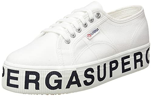 SUPERGA 2790 COTW OUTSOLE LETTERING, Sneaker, Donna, Bianco (White 901), 37 EU