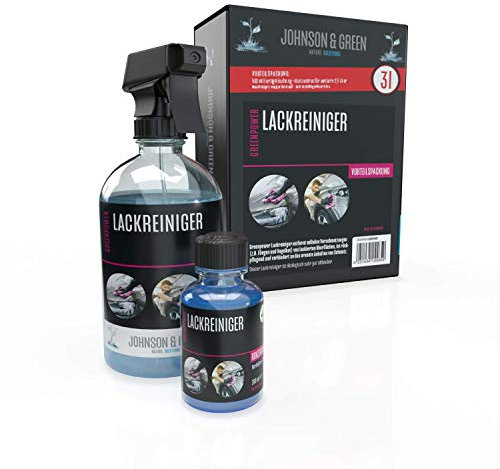 Greenpower Lackreiniger Vorteilspack für bis zu 3 Liter, entfernt mühelos Verschmutzungen (z.B. Fliegen und Vogelkot) von lackierten Oberflächen