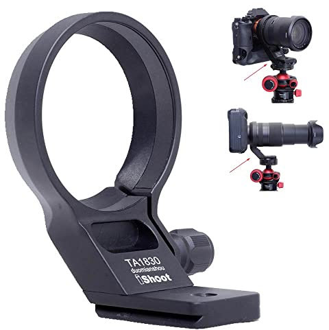 iShoot Anello di montaggio per treppiede Collare per obiettivo compatibile con Tamron 18-300mm f/3.5-6.3 Di III-A VC VXD B061 (X/E Mount), Porta Staffa SupportonLenti è Arca Fit Piastra Sgancio Rapido