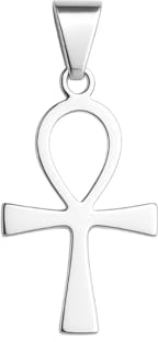 Felicidade Ankh-korshänge - egyptisk symbol för liv och energi - blandade andliga smycken - rostfritt stål