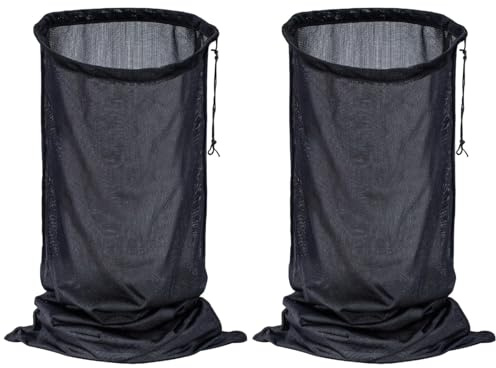 Bags Chipper Shredder, 2 Pieces, for Chippers Shredders Compatible, Adjustable and Loose, Drawstring Bottom, Long-Lasting Plastic, Leaves and Wood Chips Easy Installation