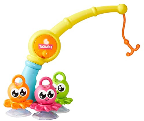 Toomies TOMY 3 in 1 Fishing Frenzy, Baby Bath Toys, Kids Bath Toys for Water Play, Fun Bath Accessories for Babies & Toddlers, Suitable for 18 Months, 2, 3 & 4 Year Olds