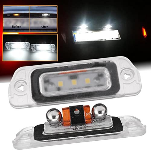 DHCN 2x weiße LED Kennzeichenbeleuchtung für M-L G-L R Klasse W164 W251 Kennzeichenbeleuchtung