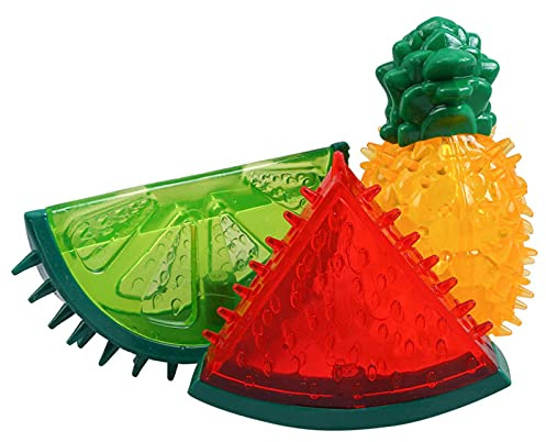 Dog Teething Ring, Cooling Chew Toy, Freezable Teething Toy for Pets, Interactive Toy for Freezing in , Dog Treat Toy for Puppies, Small and Medium Dogs
