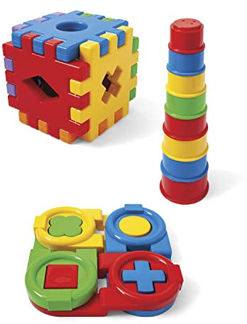 Wader 25540 Pädagogisches 3-in-1-Set, Mehrfarben