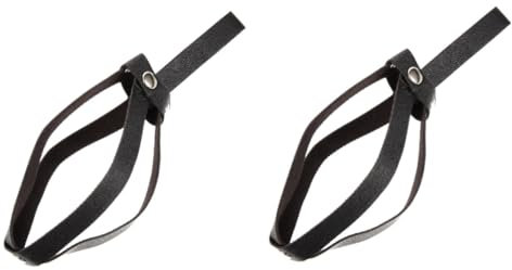 Uonlytech 2pcs Leather Belt for Spherical Glass Potion Bottles Protective Belt Holder for Small Vials for Cosplay Role Play