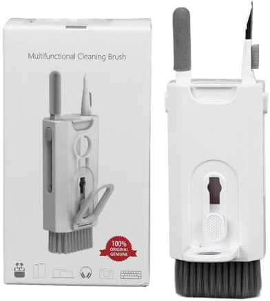 Kit di Pulizia Elettronica 8 in 1, Strumento di Pulizia Dell'elettronica Strumento di Pulizia della Tastiera Kit di Pulizia della Tastiera Pulitore Per Laptop con Spazzola Pulitore Elettronico Per Sch