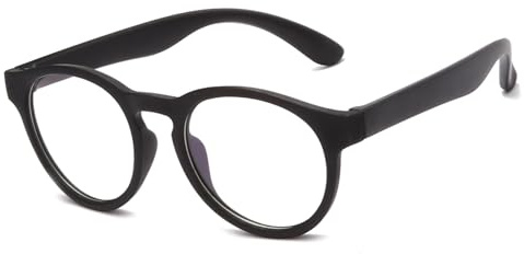 LJCZKA Ronde Lunettes Anti Lumiere Bleue Fille Garçon, Lunettes de Lecture Anti-Lumière Bleue Ronde Enfant Anti Fatigue