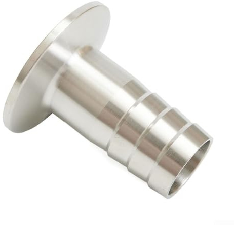 1 5 Tri Clamp a 1 Barb Acciaio Inox 304 Tubo Sanitario Raccordo con 50 5mm Ghiera OD per tubi flessibili durevoli e connessioni a morsetto