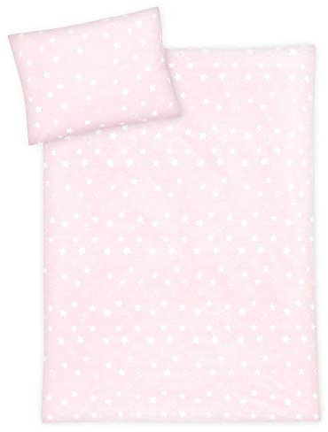 Julius Zöllner Bettwäsche Sternenhimmel rosa 2-teilig 100/135 cm + 40/60 cm